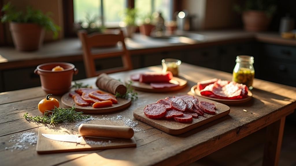 Planches de charcuterie et plats cuisinés maison