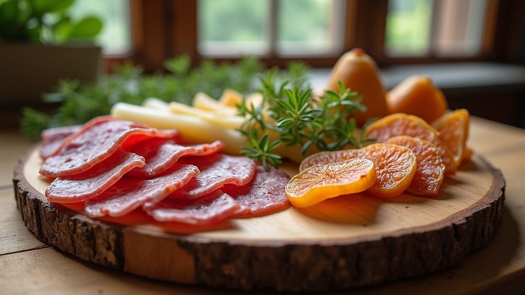 Prisuttu corse, jambon sec corse entier avec sa couenne
